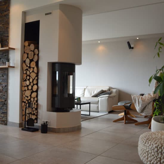 cheminée à bois design, cheminée à bois, cheminée bois moderne